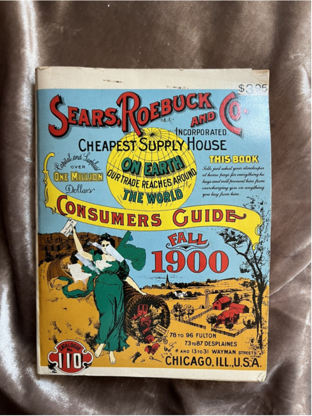 1970 SEARS ROEBUCK AND CO Catalog Reprint of Fall 1900 Consumer Guide COOL FIND